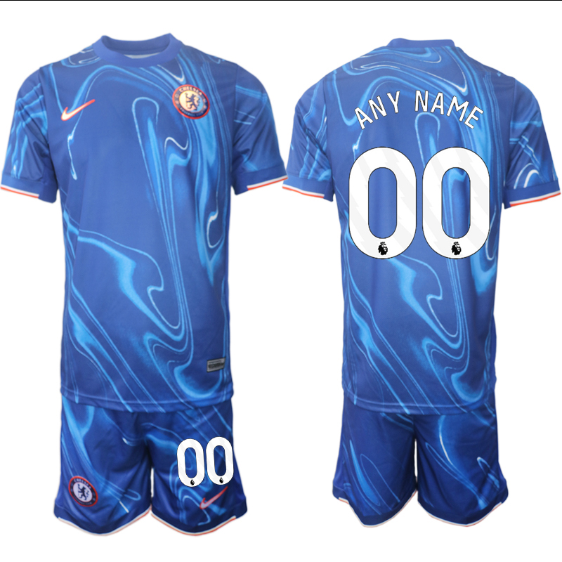 Men 2024-2025 Club Chelsea home Blue customized Soccer Jersey->customized nfl jersey->Custom Jersey